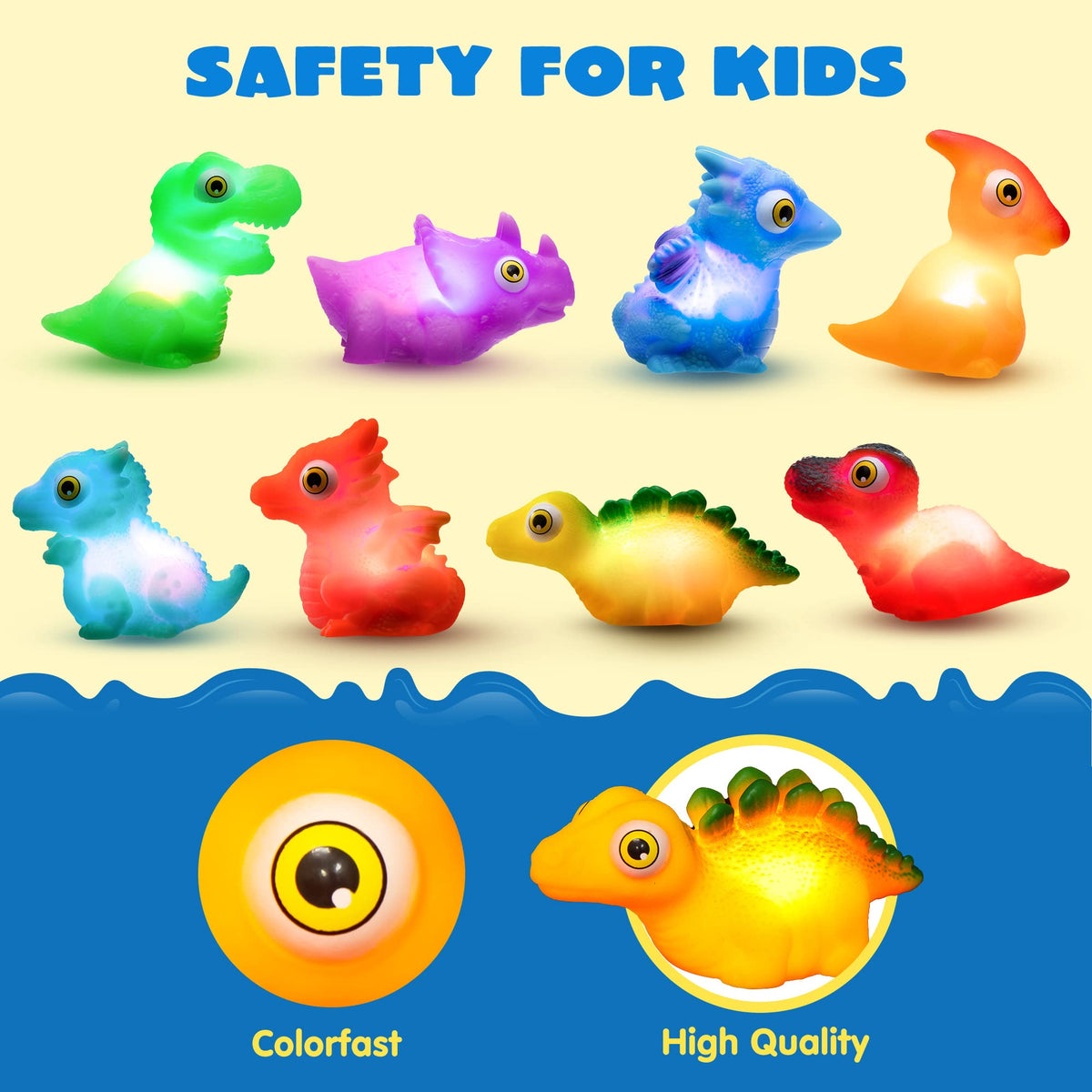 The Trove™ Light Up Dinosaur Bath Toy